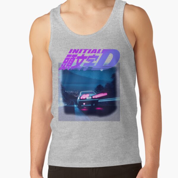 Hot Collection Initial D Neon Ae86 Retro Tank Top - Image 3