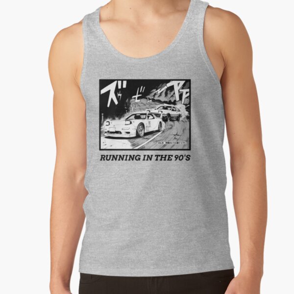 Initial D Running In The 90 S Ae86 Vs Rx7 Tank Top - Image 3