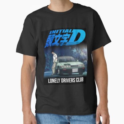 Alternative view of Initial D Lonely Drivers Club T-shirt