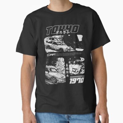 New Design Initial D Retro T-shirt