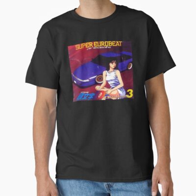 Alternative view of Initial D Satou Mako Super Eurobeat T-shirt
