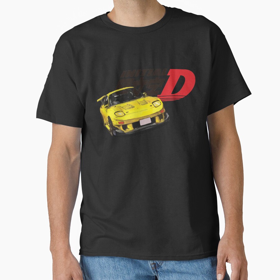 Best Selling Initial D Keisuke Rx 7 T-shirt - Image 2