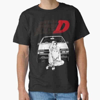 Alternative view of Initial D Takumi Fujiwara Vintage Design T-shirt