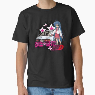 Alternative view of Lucky Star Konata Intitial D T-shirt