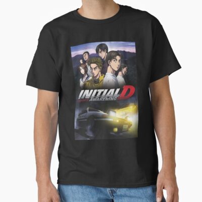 Alternative view of Hot Anime Initial D Characters Cute T-shirt