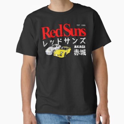 Initial D Akagi Redsuns Classic T-shirt