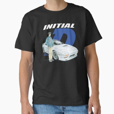 Initial D Takumi Fujiwara Fc Rx7 Drifting T-shirt