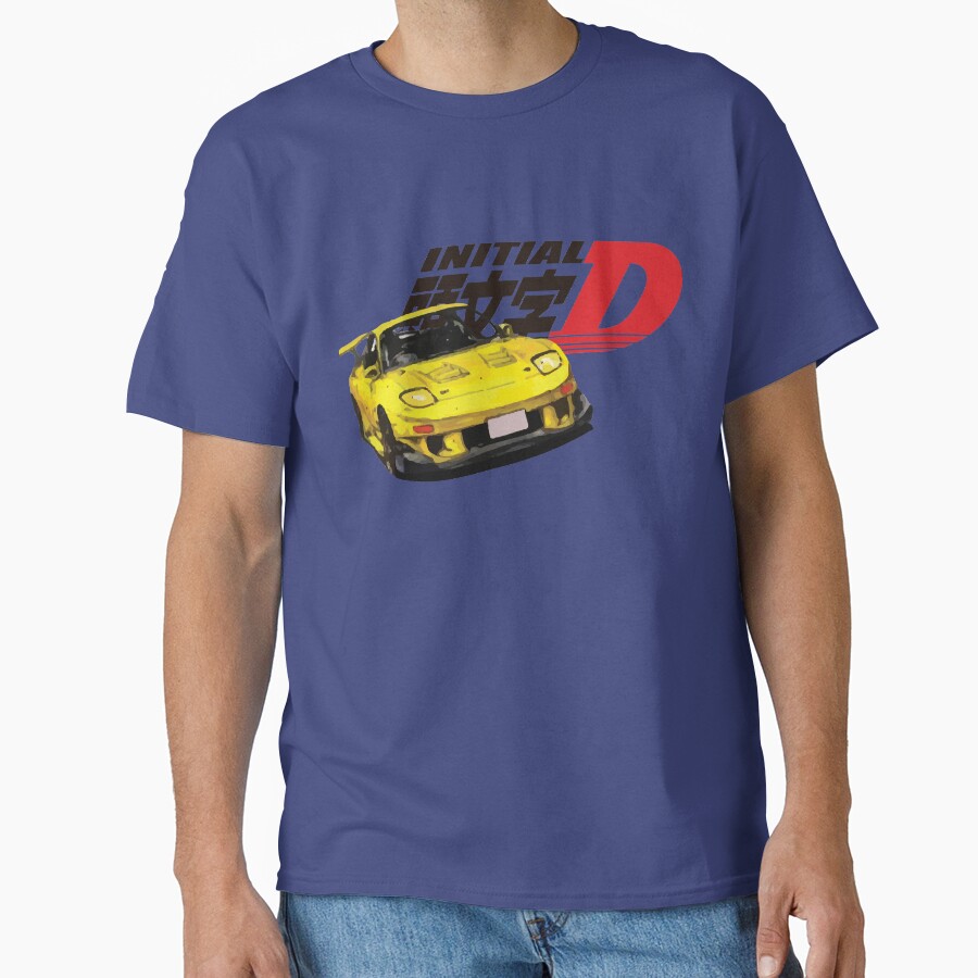 Best Selling Initial D Keisuke Rx 7 T-shirt - Image 4