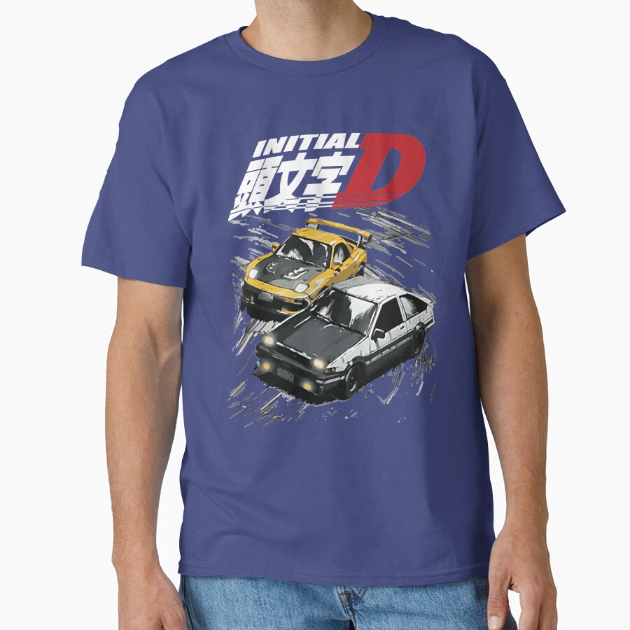 Initial D 86 Takumi Vs Keisuke T-shirt - Image 4