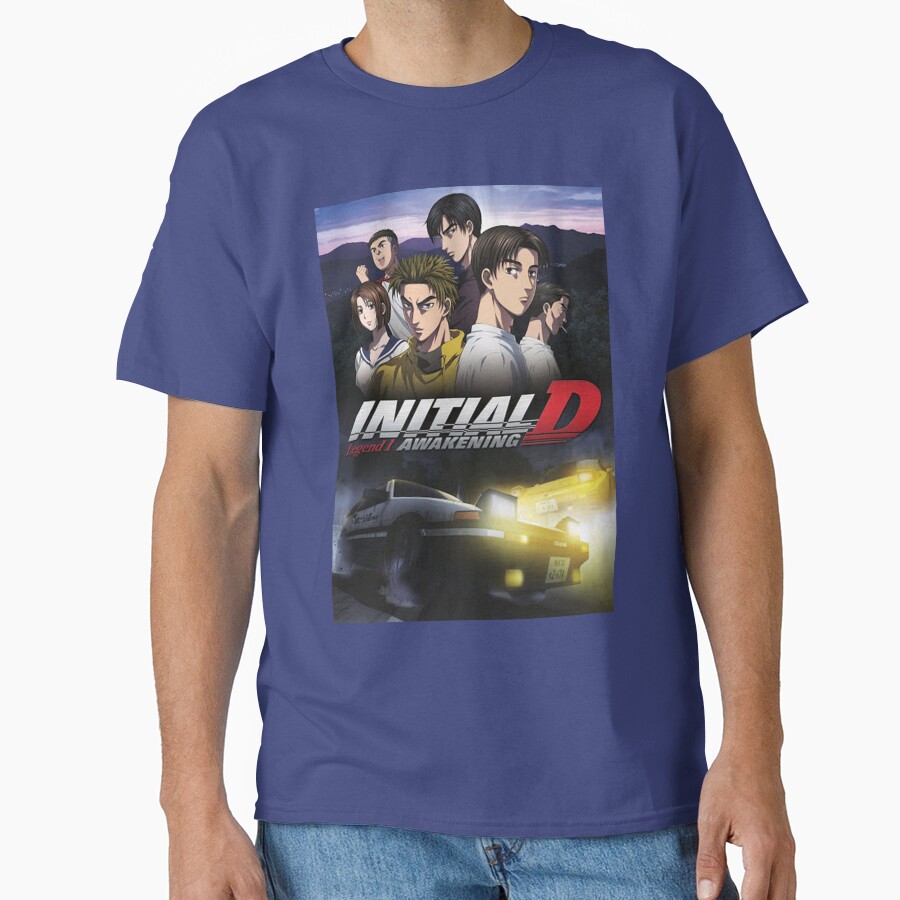 Hot Anime Initial D Characters Cute T-shirt - Image 4