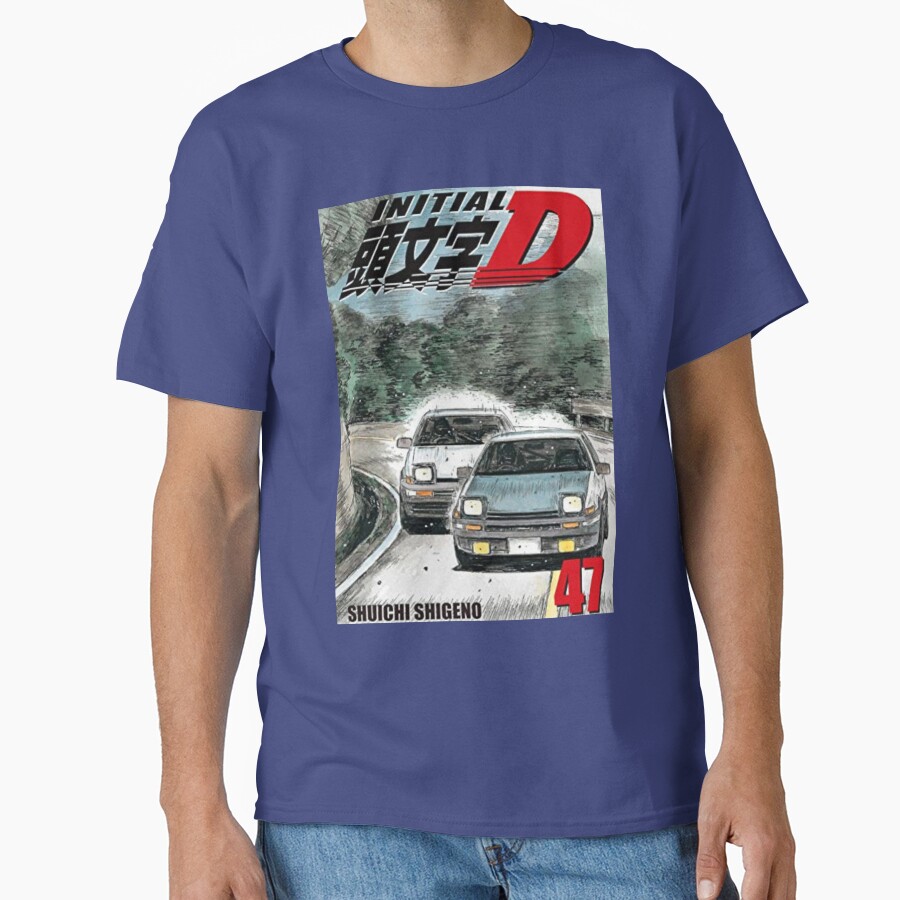New Collection Initial D Vintage Design T-shirt - Image 4