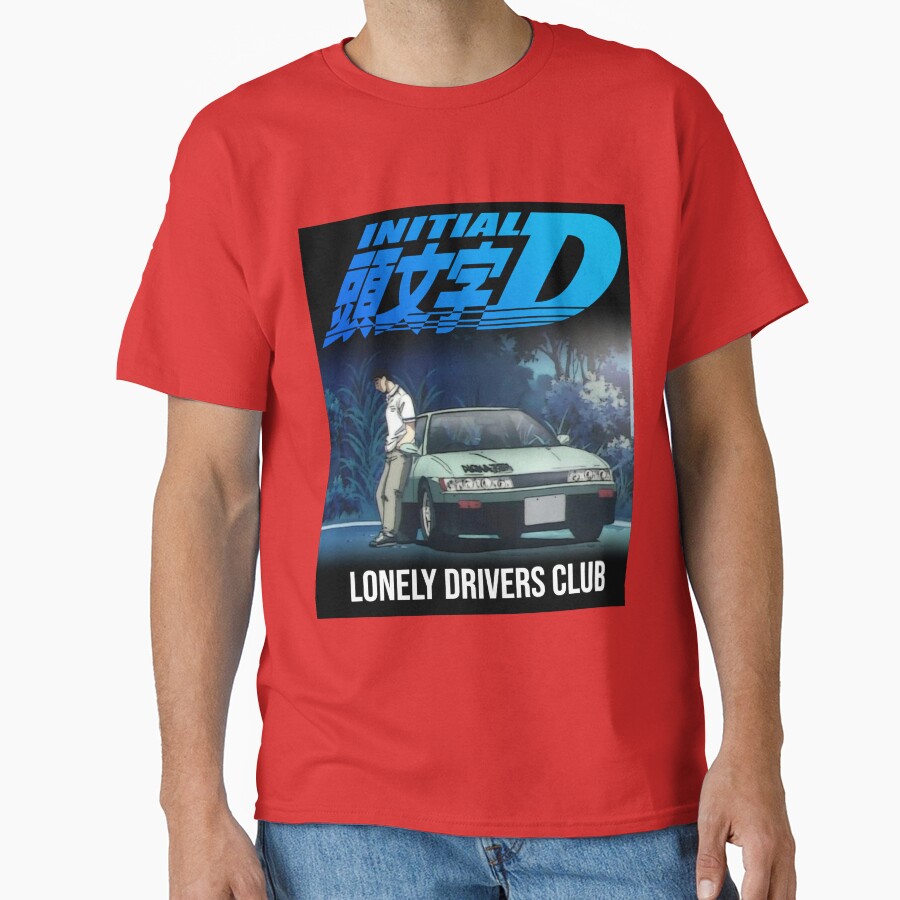 Initial D Lonely Drivers Club T-shirt - Image 5