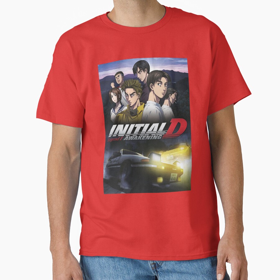 Hot Anime Initial D Characters Cute T-shirt - Image 5