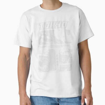 Alternative view of New Design Initial D Retro T-shirt