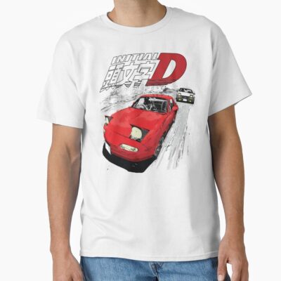 Initial D Mountain Drift Racing Takumi Fujiwara T-shirt