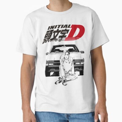 Initial D Takumi Fujiwara Vintage Design T-shirt