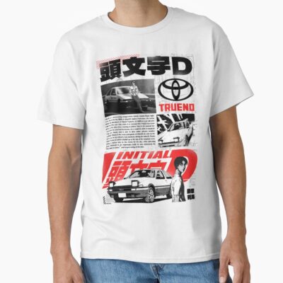 New Design Initial D Takumi Fujiwara Classic T-shirt