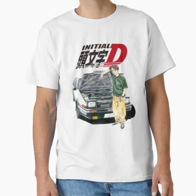 Anime Initial D Takumi Fujiwara Vintage Design T-shirt