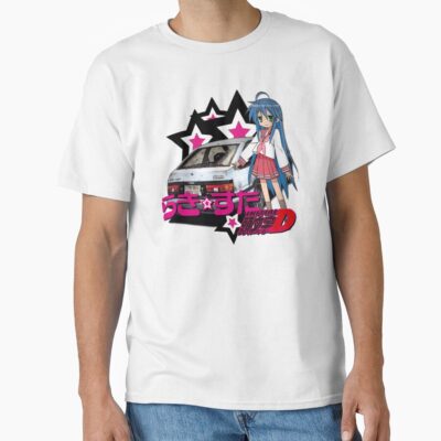 Lucky Star Konata Intitial D T-shirt