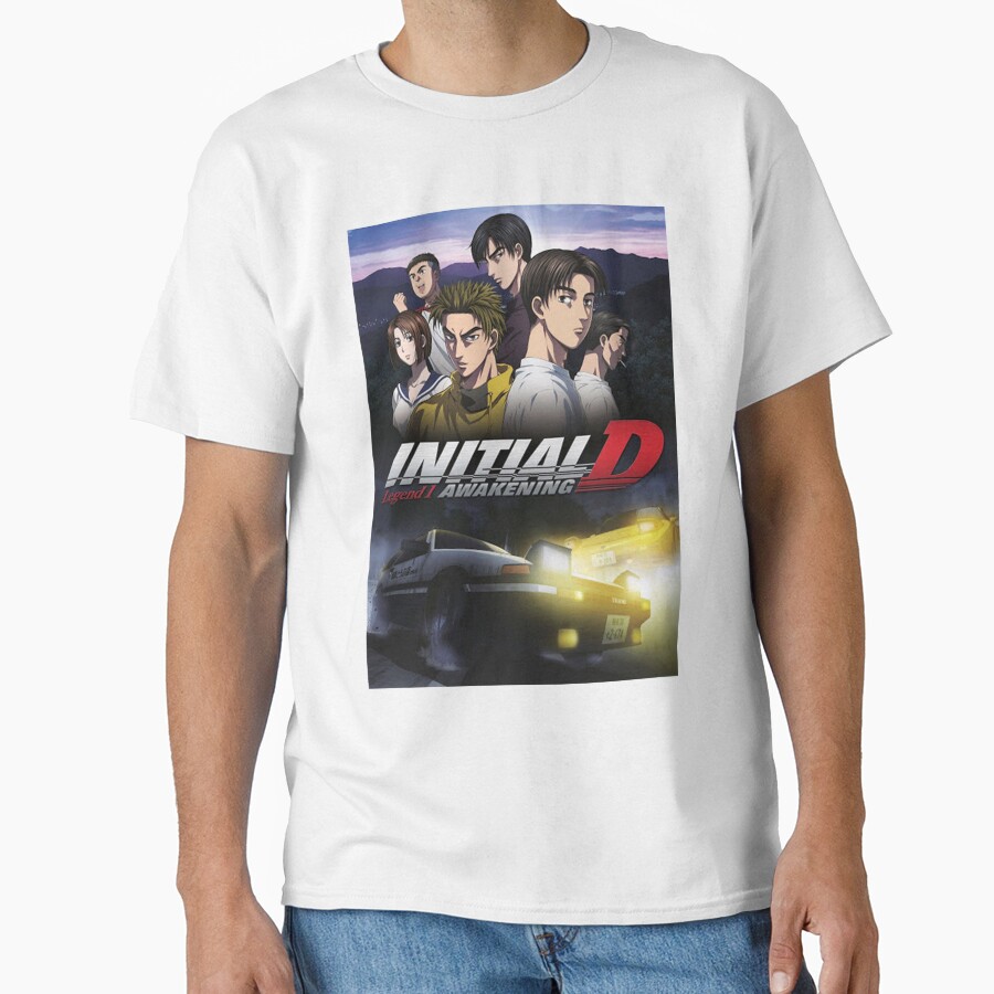Hot Anime Initial D Characters Cute T-shirt