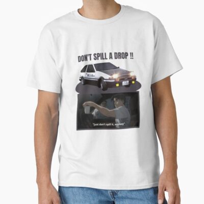Anime Initial D Takumi Fujiwara Retro T-shirt