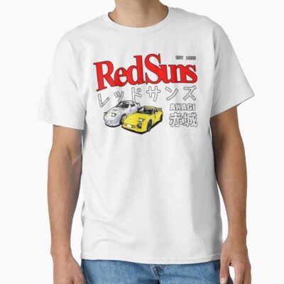 Alternative view of Initial D Akagi Redsuns Classic T-shirt