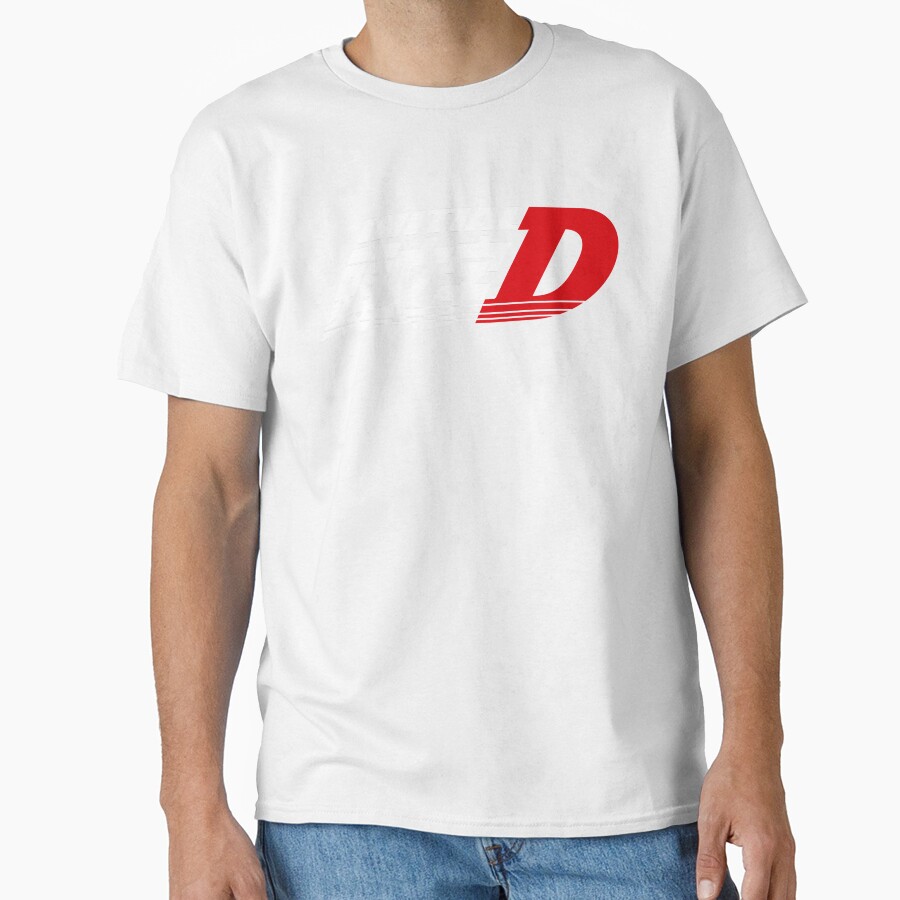 Anime Initial D Logo Classic Design T-shirt - Image 2