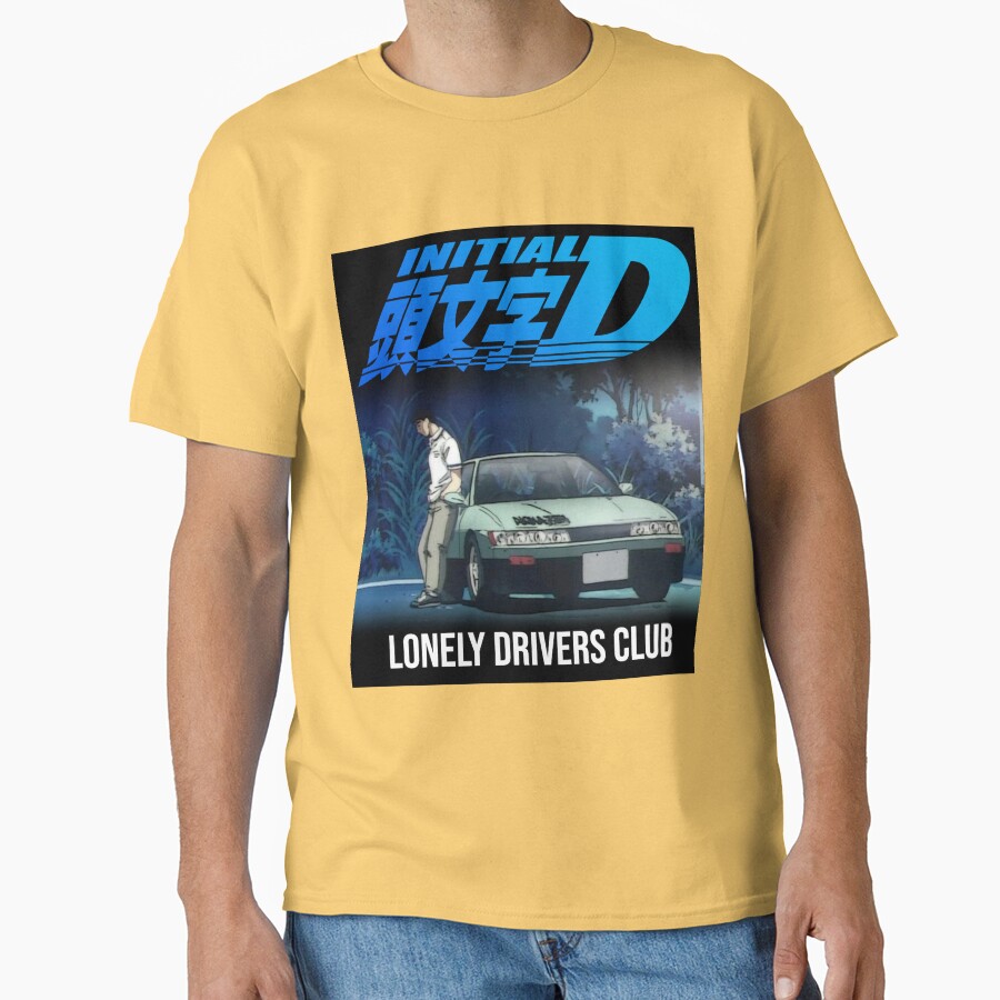 Initial D Lonely Drivers Club T-shirt - Image 6