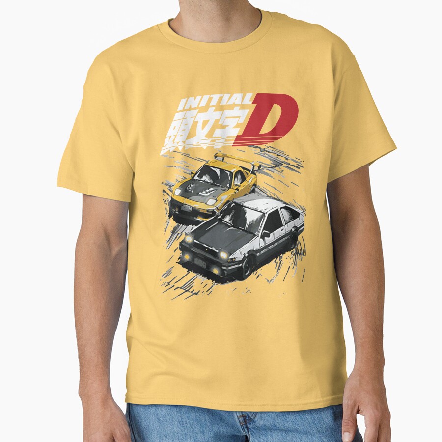 Initial D 86 Takumi Vs Keisuke T-shirt - Image 6