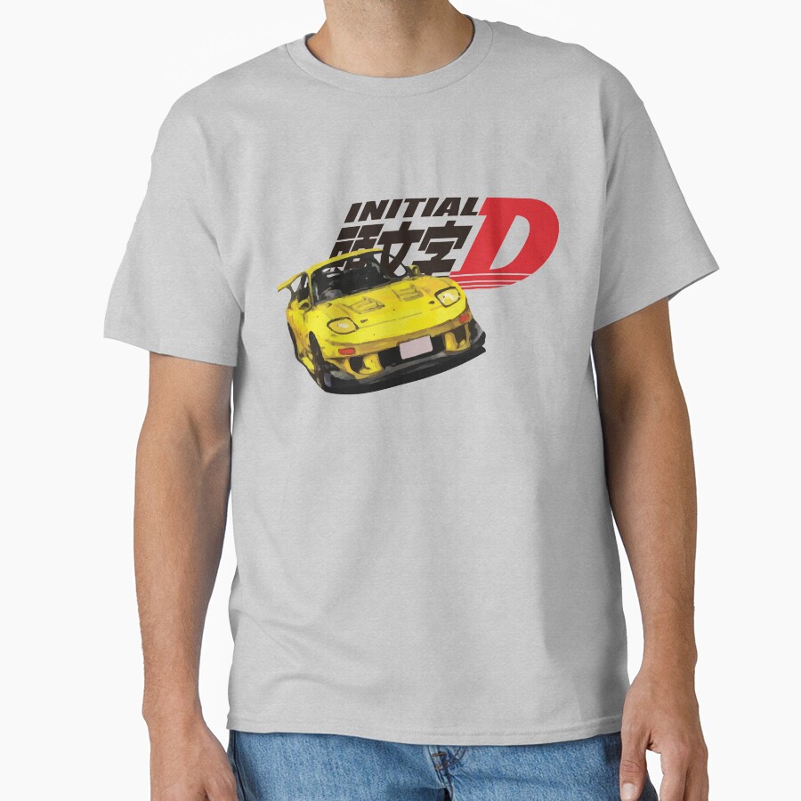 Best Selling Initial D Keisuke Rx 7 T-shirt - Image 3