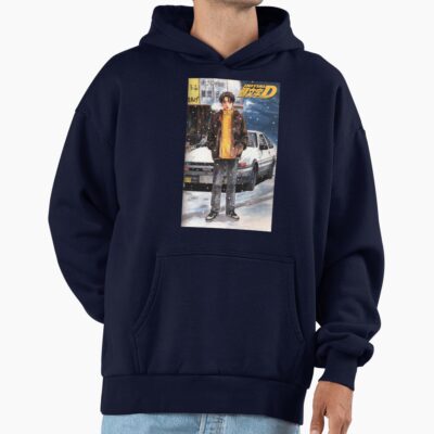 Initial D Manga Takumi Fujiwara Snow Hoodie