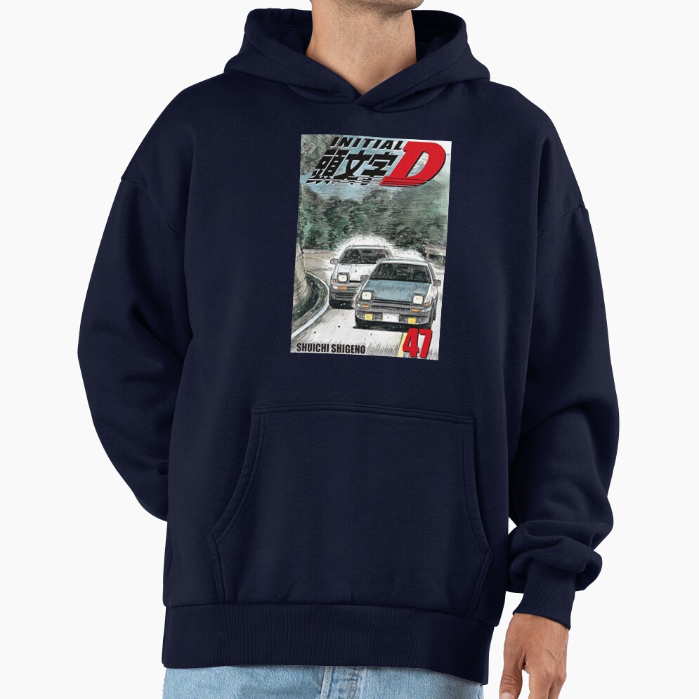 New Collection Initial D Vintage Design Hoodie - Image 5
