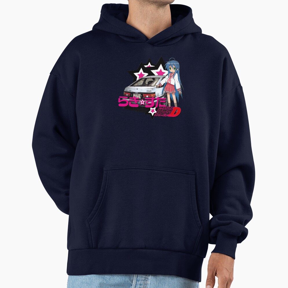 Lucky Star Konata Intitial D Hoodie - Image 5