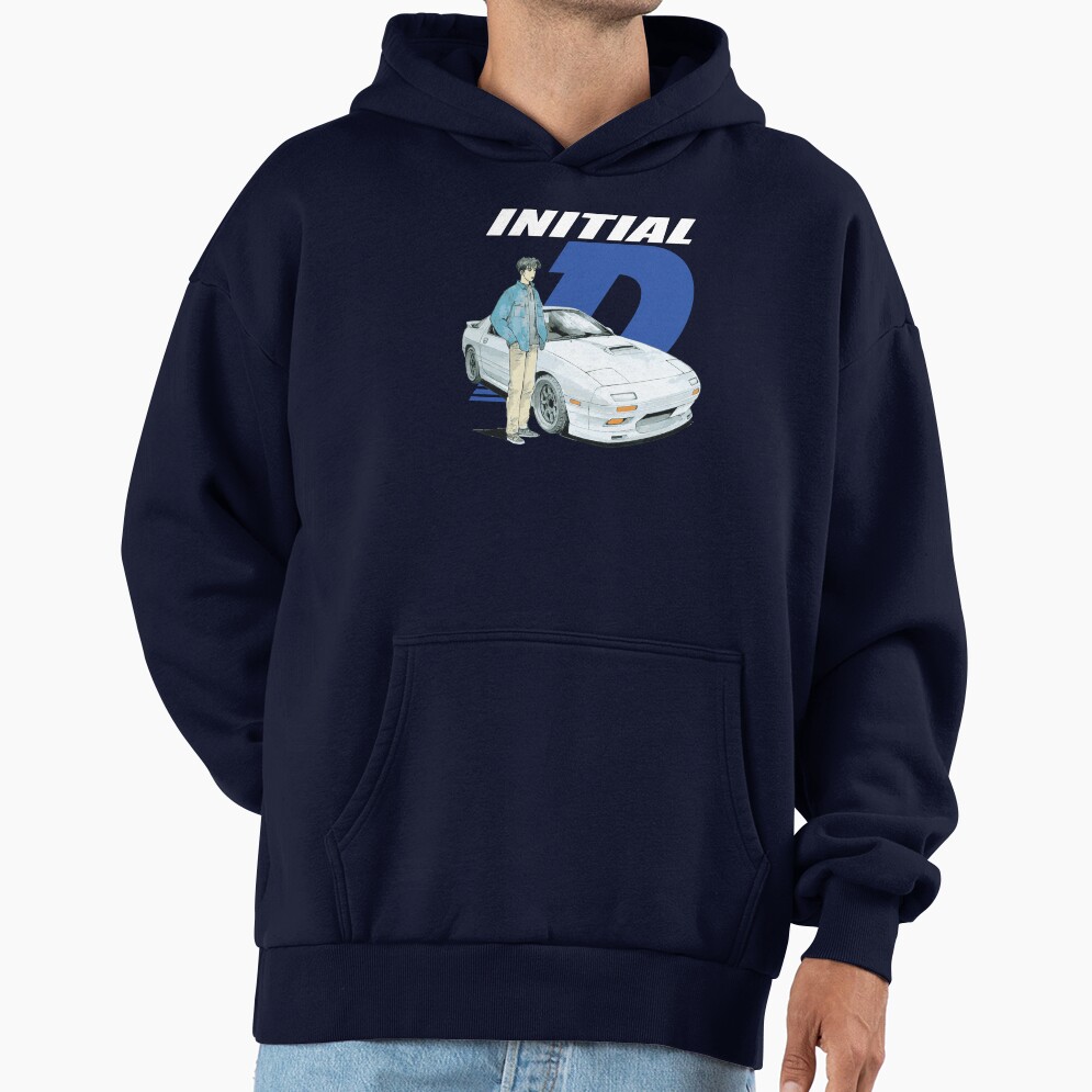 Initial D Takumi Fujiwara Fc Rx7 Drifting Hoodie - Image 5