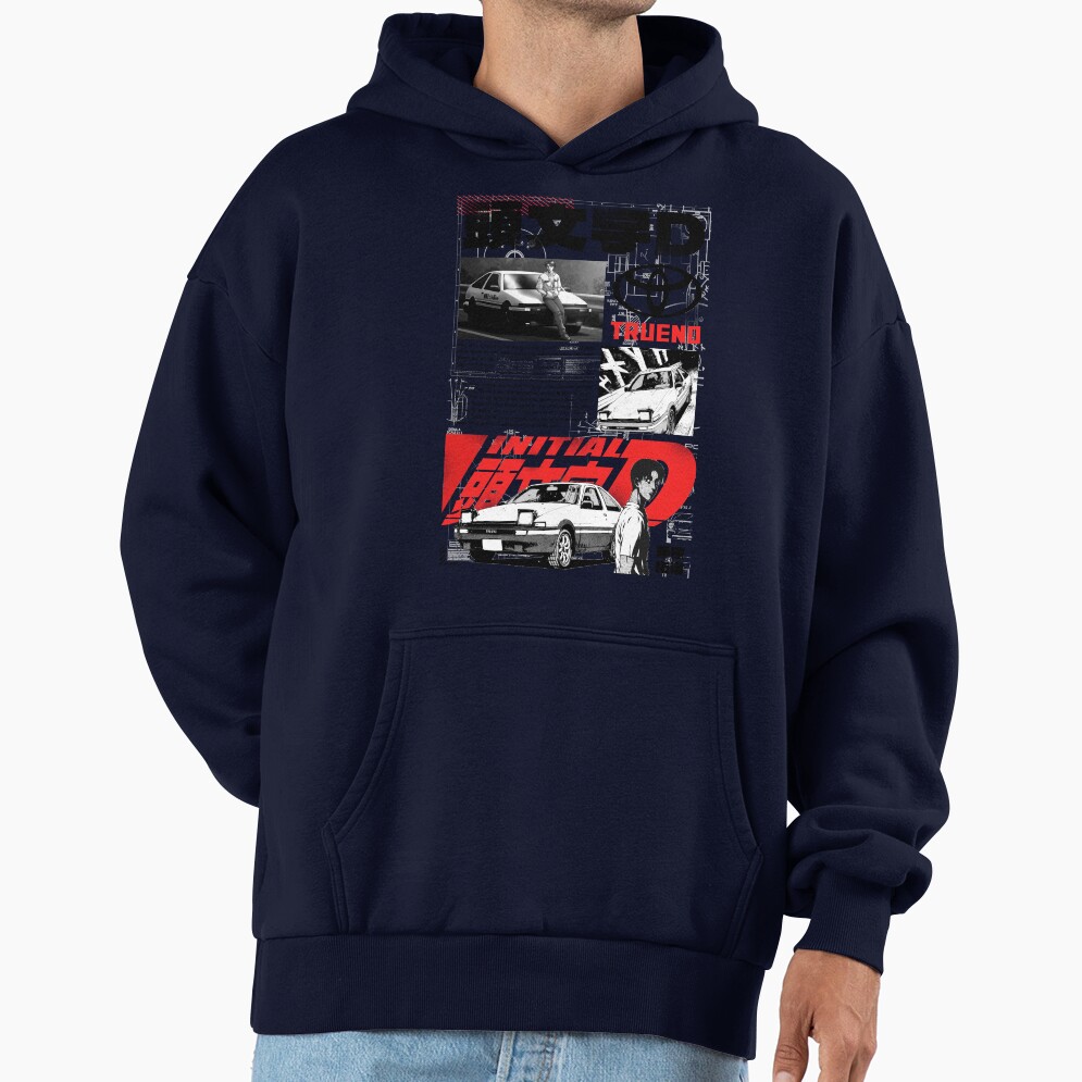 New Design Initial D Takumi Fujiwara Classic Hoodie - Image 5