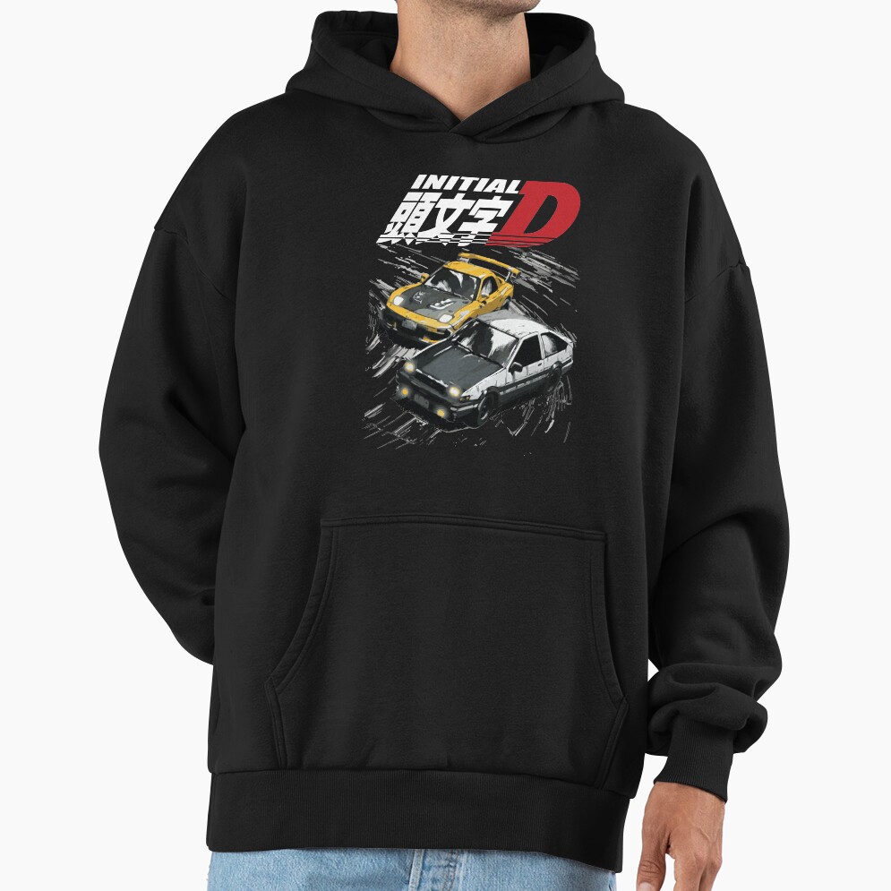 Mountain Drift Racing Initial D Ae86 Vs Fd Rx 7 Hoodie