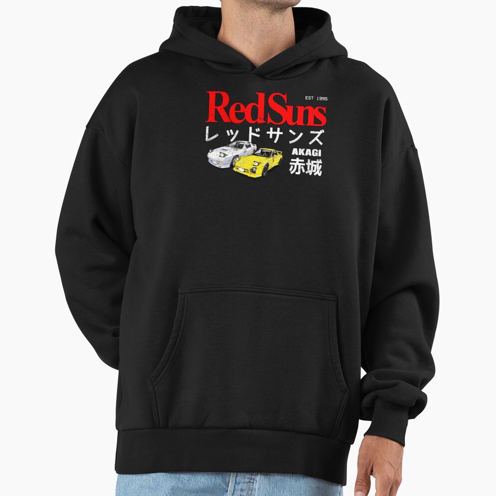 Initial D Akagi Redsuns Classic Hoodie