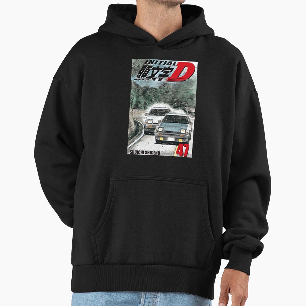 New Collection Initial D Vintage Design Hoodie