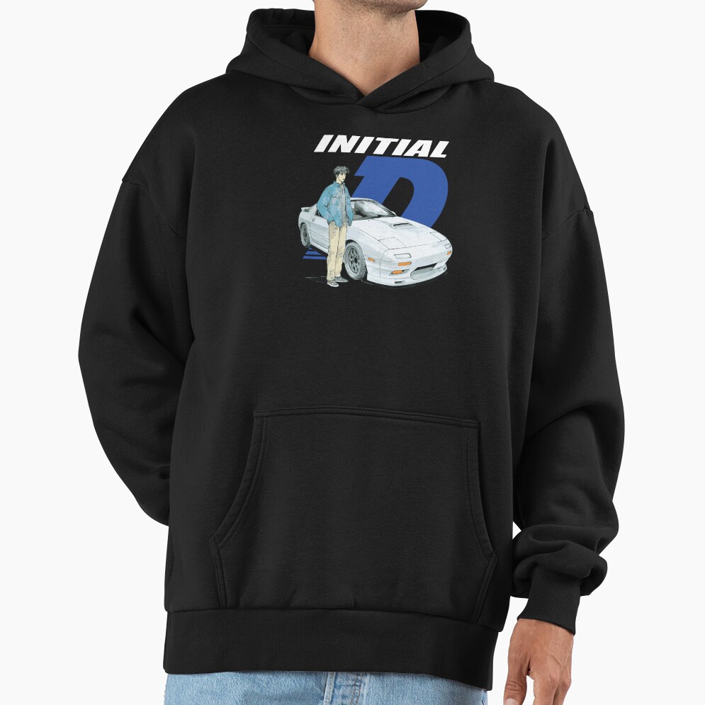 Initial D Takumi Fujiwara Fc Rx7 Drifting Hoodie