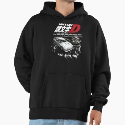 Initial D Mountain Drift Racing Tandem Evo Iii Vs Fc Rx 7 Hoodie