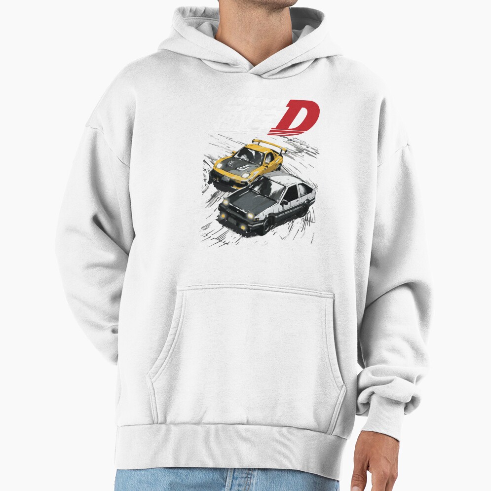 Mountain Drift Racing Initial D Ae86 Vs Fd Rx 7 Hoodie - Image 2