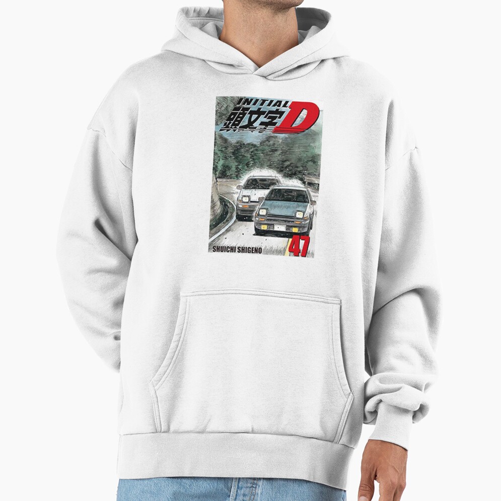 New Collection Initial D Vintage Design Hoodie - Image 2