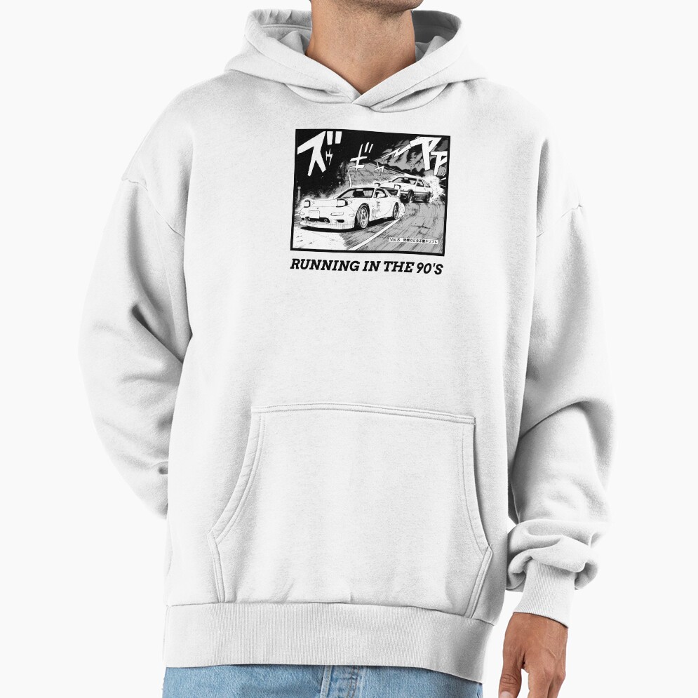 Initial D Running In The 90 S Ae86 Vs Rx7 Hoodie