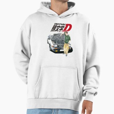 Anime Initial D Takumi Fujiwara Vintage Design Hoodie