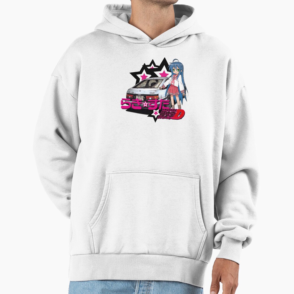 Lucky Star Konata Intitial D Hoodie