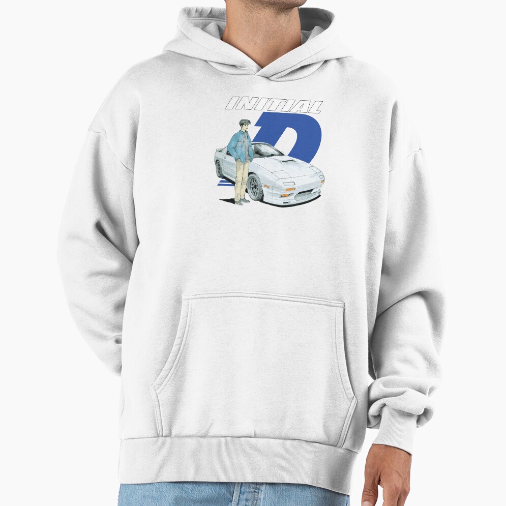 Initial D Takumi Fujiwara Fc Rx7 Drifting Hoodie - Image 2