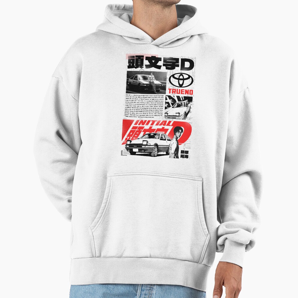 New Design Initial D Takumi Fujiwara Classic Hoodie