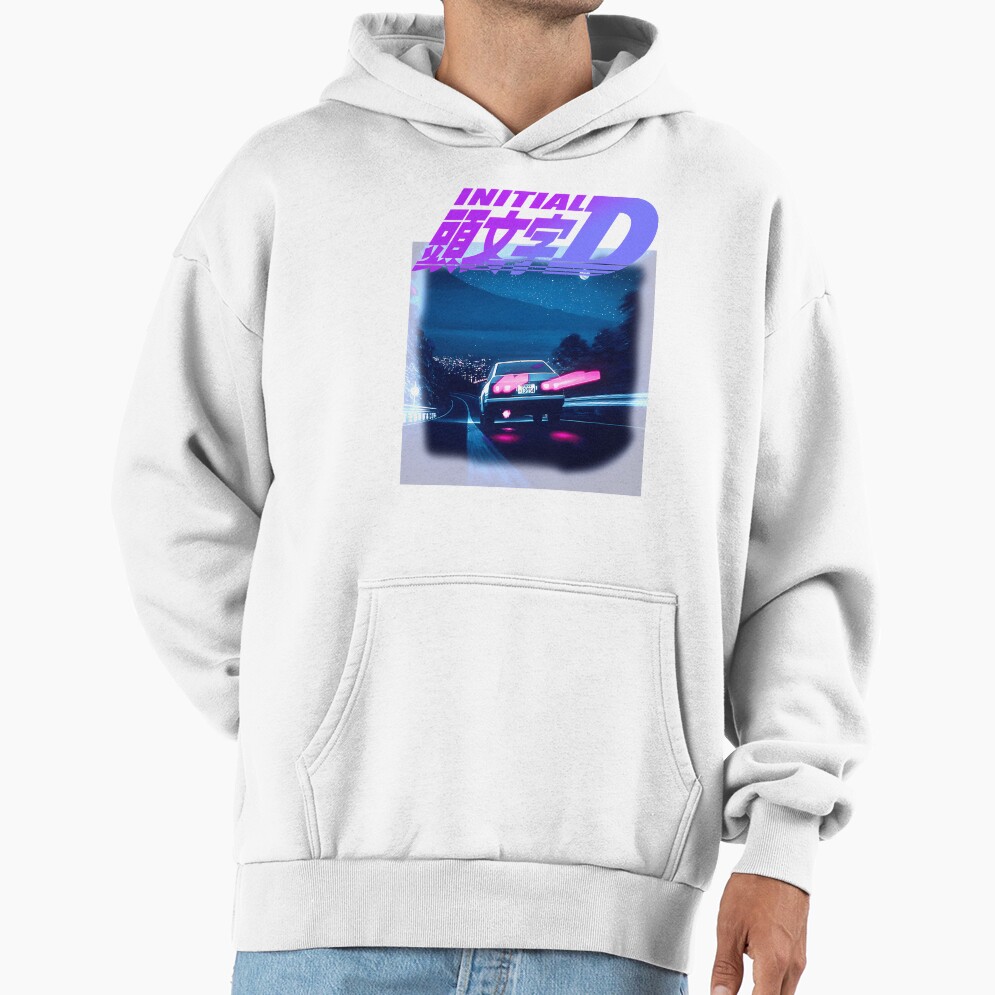 Hot Collection Initial D Neon Ae86 Retro Hoodie - Image 2