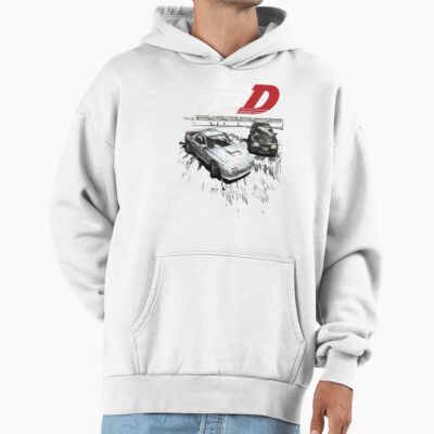 Alternative view of Initial D Mountain Drift Racing Tandem Evo Iii Vs Fc Rx 7 Hoodie