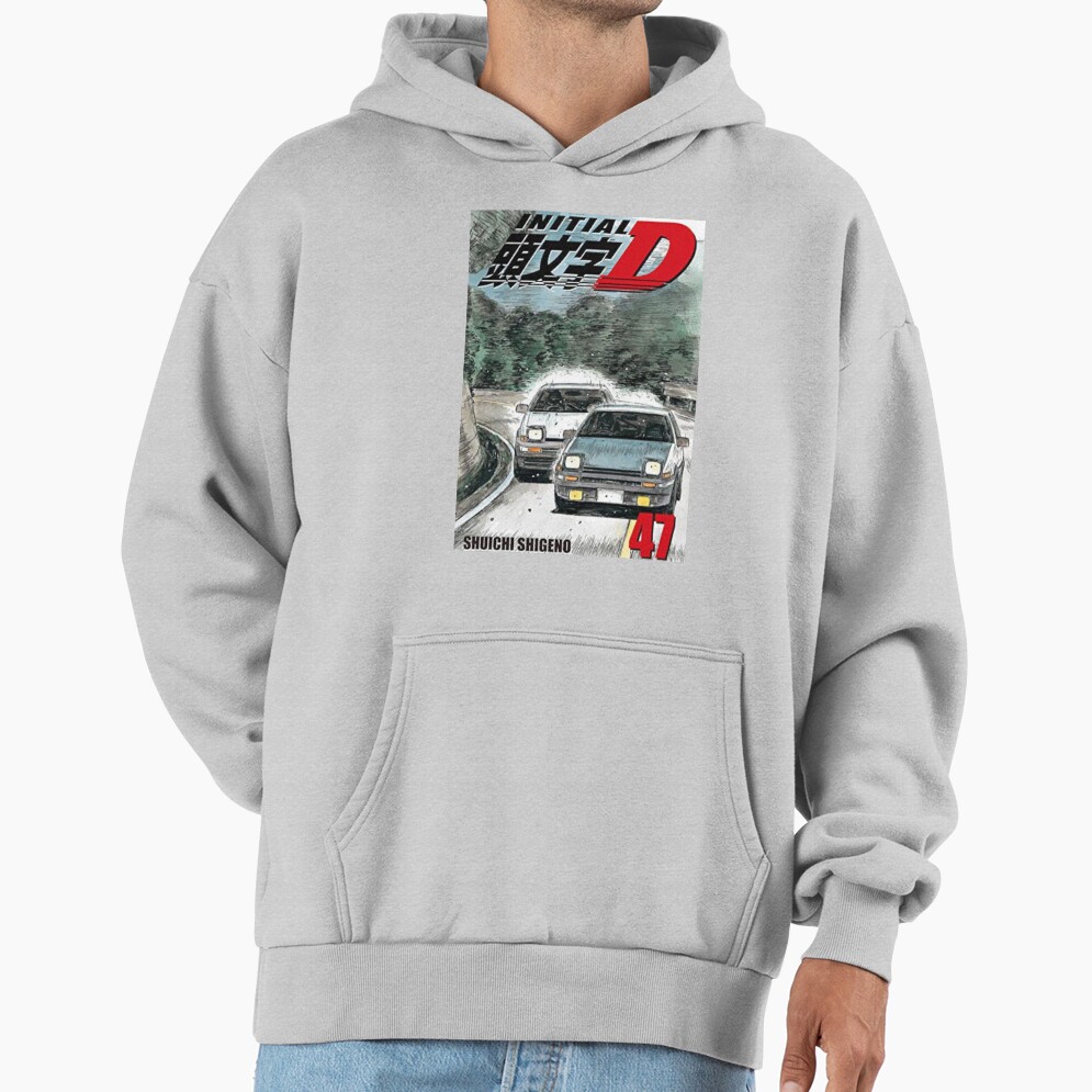New Collection Initial D Vintage Design Hoodie - Image 4